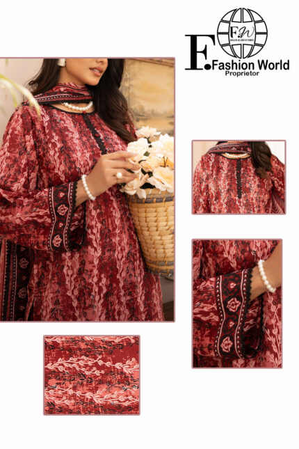 ZESH Premium Lawn Collection ’25 DROP-22 | Unstitched Printed – 3 Piece