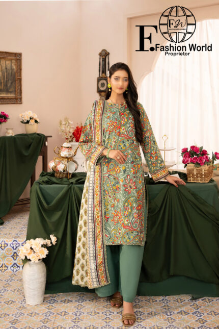ZESH Premium Lawn Collection ’25 DROP-22 | Unstitched Printed – 3 Piece
