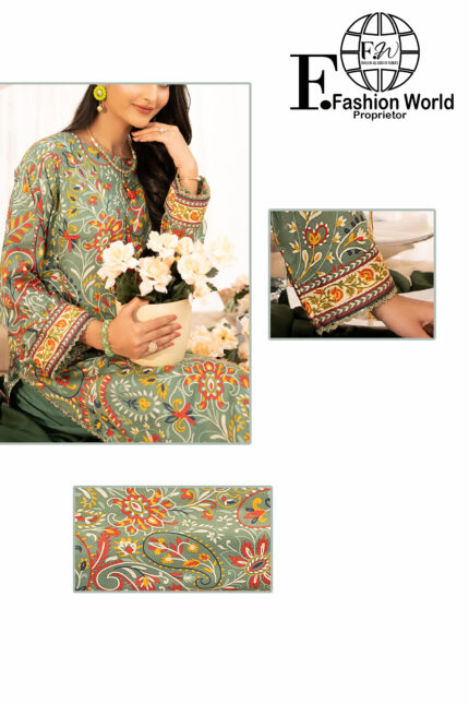 ZESH Premium Lawn Collection ’25 DROP-22 | Unstitched Printed – 3 Piece