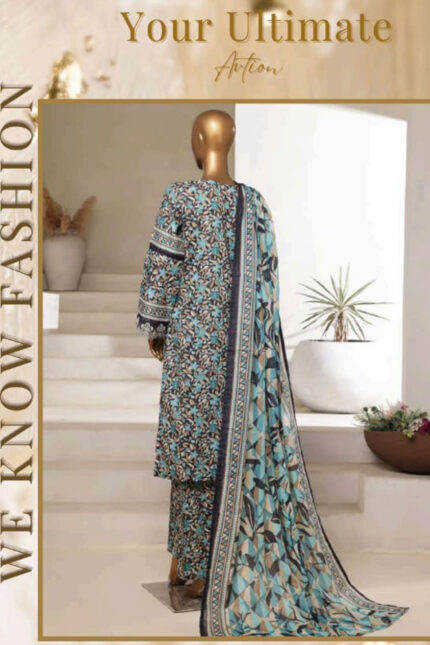 Exclusive Embroidered Lawn 3 PC Collection