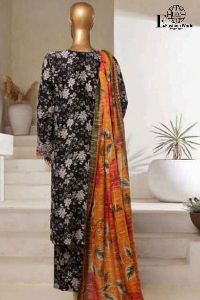 Exclusive Embroidered Lawn 3 PC Collection