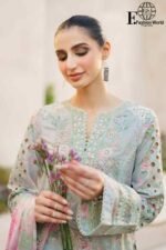 Iznik SFL-07 Chikankari Embroidered Lawn Suit - Image 2