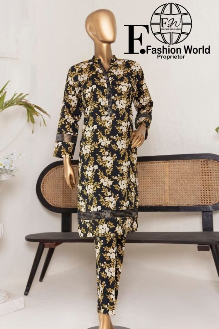 Safina Printed Lawn 2025 | 2-Piece Suit - Image 1