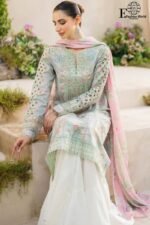 Iznik SFL-07 Chikankari Embroidered Lawn Suit - Image 4