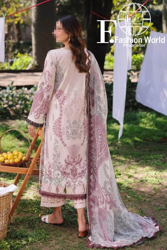 Firdous URBANE Digital  Printed Lawn SS 25 - Image 2