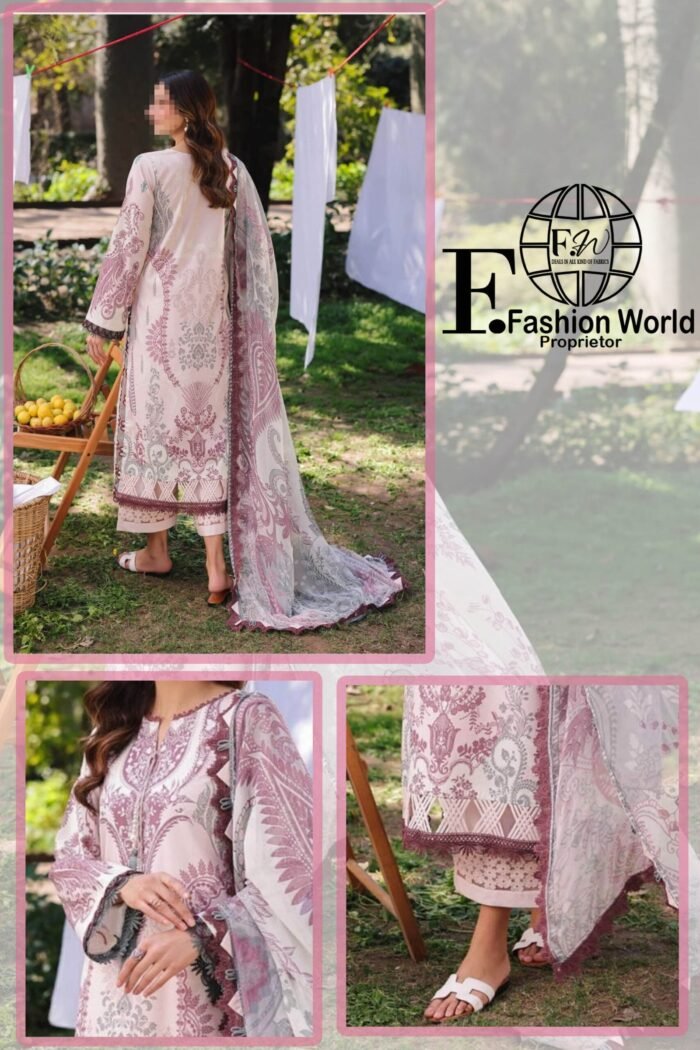 Firdous URBANE Digital  Printed Lawn SS 25 - Image 3