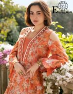 Unstitched 3 Piece Asifa & Nabeel Embroidered Collection - Image 5