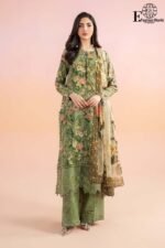 Unstitched 3 Piece Maria.b ChikanKari Collection