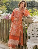 Unstitched 3 Piece Asifa & Nabeel Embroidered Collection - Image 2
