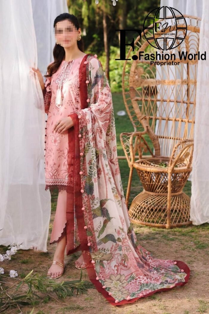 Firdous URBANE Digital  Printed Lawn SS 25 - Image 1