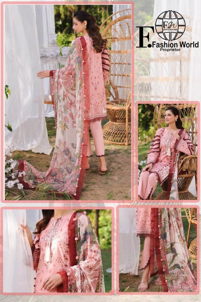 Firdous URBANE Digital  Printed Lawn SS 25 - Image 2