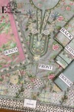 Iznik SFL-07 Chikankari Embroidered Lawn Suit - Image 10