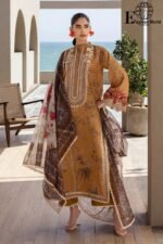 Zainab Chottani Embroidered Lawn 3-Piece Unstitched Suit – ZC25TL D-06 RAHMA | Luxury Collection 2025