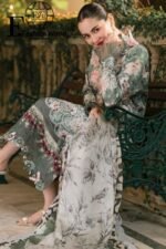 Unstitched 3 Piece Asifa & Nabeel Embroidered Collection - Image 2