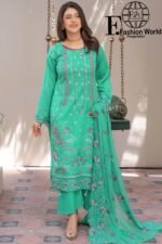 Luxury Full Embroidered 3 Piece Formal Suit