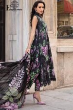 Maria.B- 3-Piece Unstitched Suit – Digital Printed & Embroidered Black Collection 2025 - Image 6