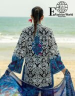 Zainab Chottani Tahra Embroidered Lawn 3-Piece Unstitched Suit – D-07 Bella | Luxury Collection 2025 - Image 4