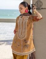 Zainab Chottani Embroidered Lawn 3-Piece Unstitched Suit – ZC25TL D-06 RAHMA | Luxury Collection 2025 - Image 9