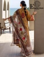 Zainab Chottani Embroidered Lawn 3-Piece Unstitched Suit – ZC25TL D-06 RAHMA | Luxury Collection 2025 - Image 8