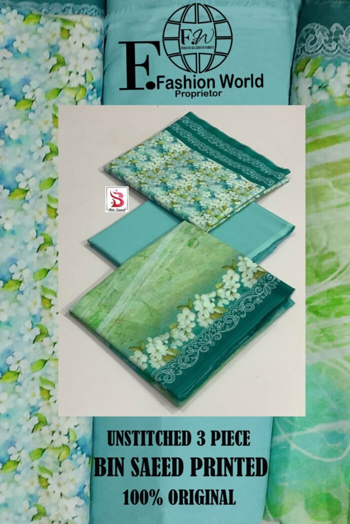 Bin Saeed Printed Lawn 2025 - Image 3