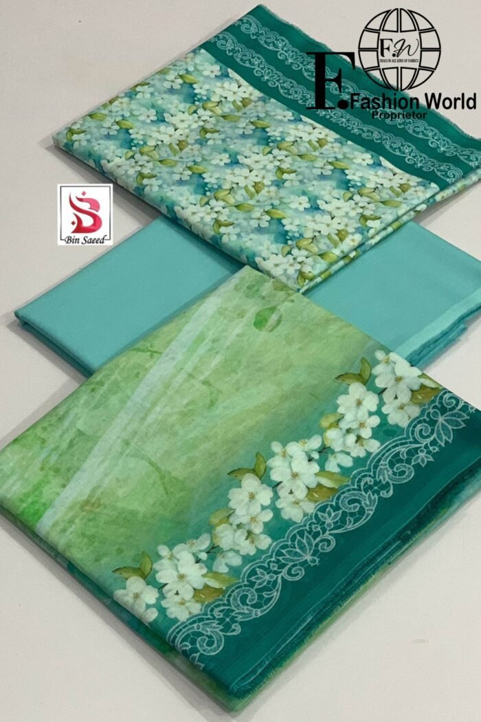 Bin Saeed Printed Lawn 2025 - Image 1