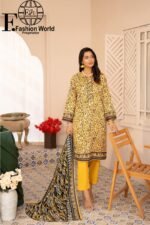 Zesh Unstitched Printed – 3 Piece Lawn