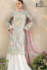 Iznik SFL-07 Chikankari Embroidered Lawn Suit