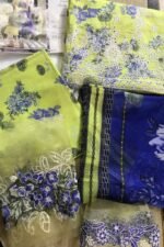 Unstitched 3 Piece Asifa & Nabeel Embroidered Collection - Image 5