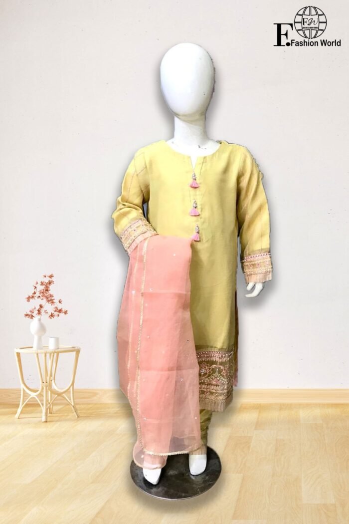 Kids Stitched 3 Piece Fancy - Image 1