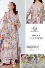 Unstitched 3 Piece Maria.b ChikanKari Collection - Image 3