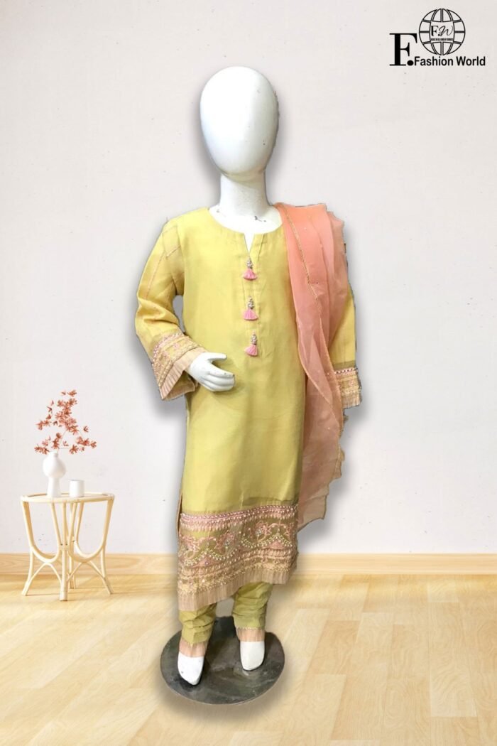 Kids Stitched 3 Piece Fancy - Image 3