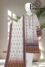 Bin Saeed Embroider 3 Piece Unstitched