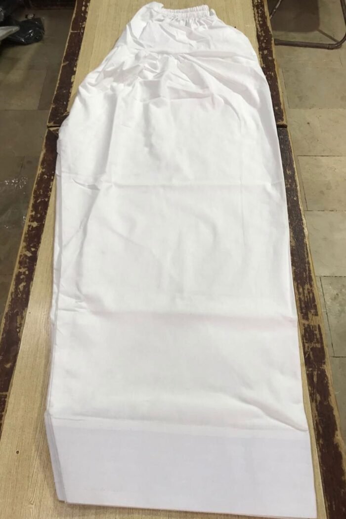 White Cotton Stuf Farshi Salwar - Image 4