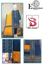 Bin Saeed Embroider 3 Piece Unstitched - Image 4