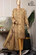 Unstitched 3 Piece Embroidered Cutwork Lawn Dupatta