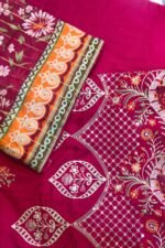 Unstitched 3 Piece Binsaeed Embroidery Collection - Image 3