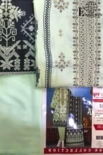 Bin Saeed Embroider 3 Piece Unstitched - Image 3