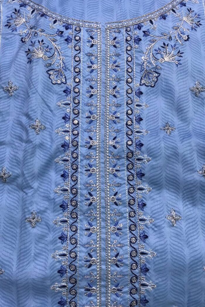 Unstitched 3 Piece Binsaeed Embroidery Collection - Image 3
