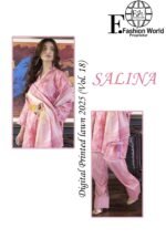3 Piece SALINA Digital Printed Lawn Vol 18 - Image 2