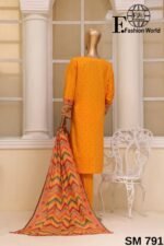 Exclusive Embroidered Lawn 3 PC Collection - Image 2