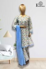 Phool Kari Stitched 3 Piece - Image 3