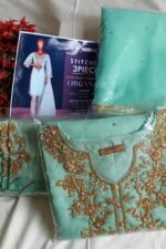 Organza Heavy Stitched 3 Piece - Image 4