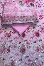 Unstitched 3 Piece Binsaeed Embroidery Collection - Image 3