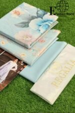3 Piece SALINA Digital Printed Lawn Vol 18 - Image 4