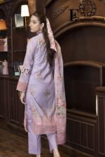 3 Piece SALINA Digital Printed Lawn Vol 18 - Image 2