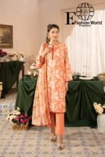 Zesh Unstitched Printed – 3 Piece Lawn