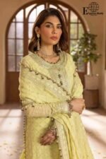 GUL AHMED Premium Embroidered Cambric Lawn Unstitched 3-Piece embroidered Suit D#480 - Image 3