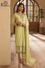 GUL AHMED Premium Embroidered Cambric Lawn Unstitched 3-Piece embroidered Suit D#480
