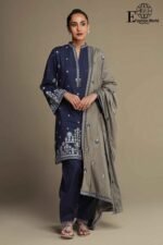 IMAGE-Majestic Grace–Luxury Cambric Lawn Formal Unstitched 3-Piece embroidered Suit FWDEJJ
