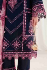 Jazmin-Timeless Embroidered Lawn Wedding Outfit Unstitched 3-Piece Suit D#511 - Image 5